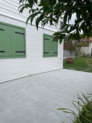 Microcemento para exteriores.