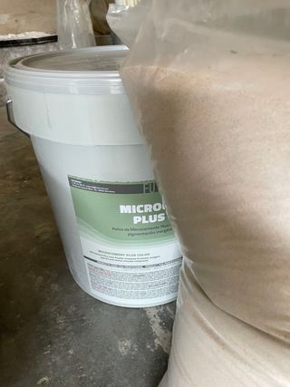 Microcemento para exteriores.