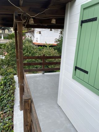 Microcemento para exteriores.