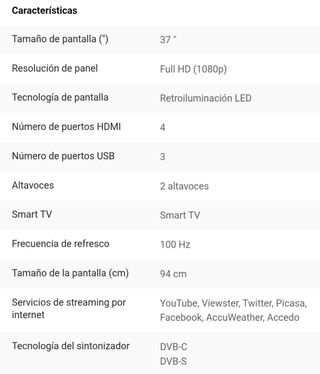 Televisor LG 37 LS575S