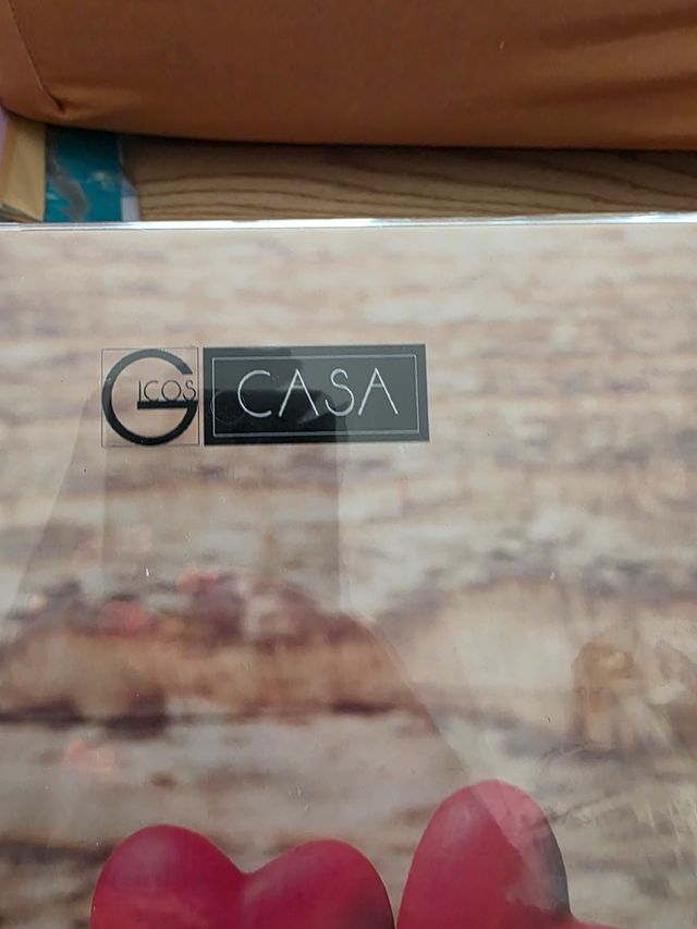 Portafoto con cuori 25x20cm