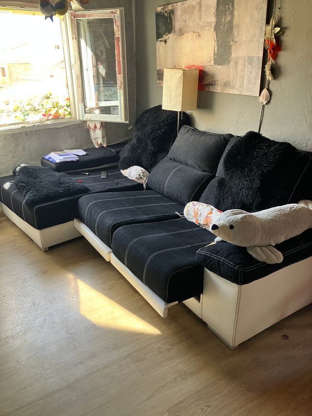 Mesa mosaico vintage robusta con cristal 500  Sofa