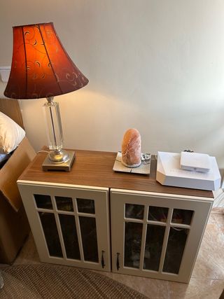 Vitrina Vintage Multiusos Madera y Cristal
