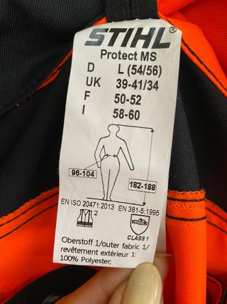 Pantaloni segnaletici Stihl Protect MS Classe 1