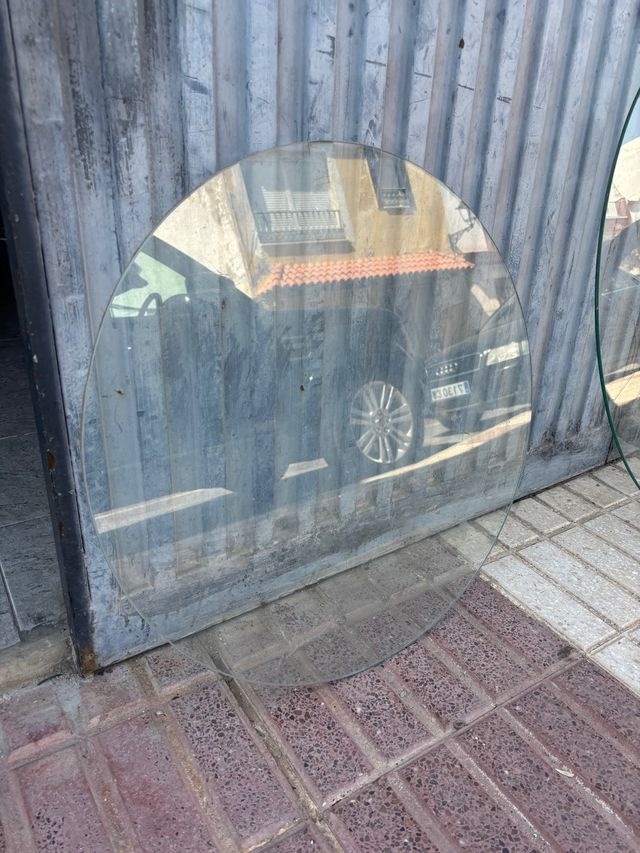 Cristal redondo para mesa