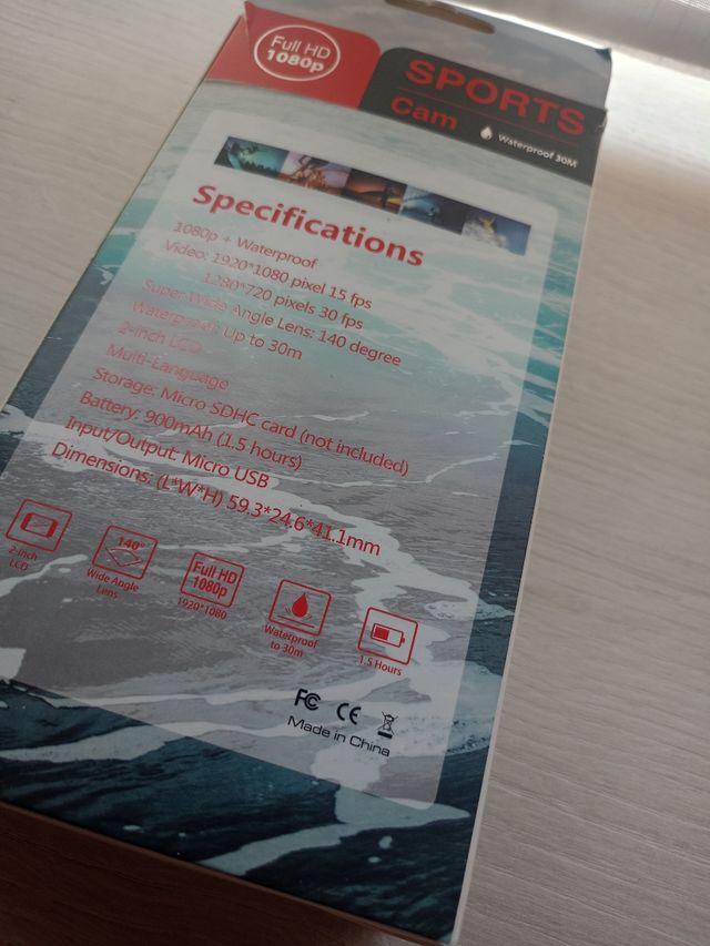 Cámara Deportiva tipo Gopro