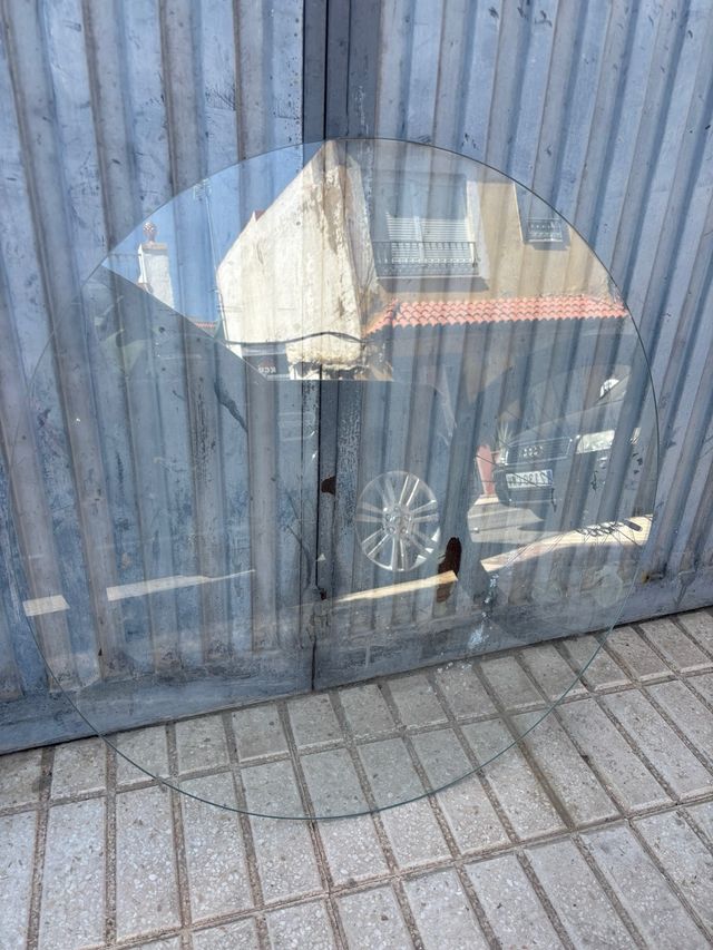 Cristal para mesa redonda