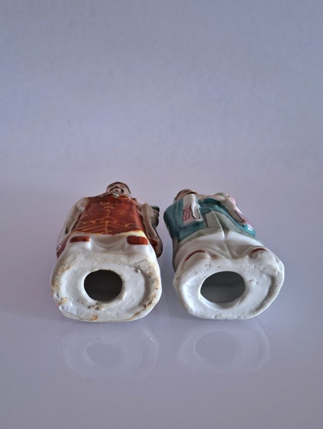 Dos figuras de dioses chinos Sanxing