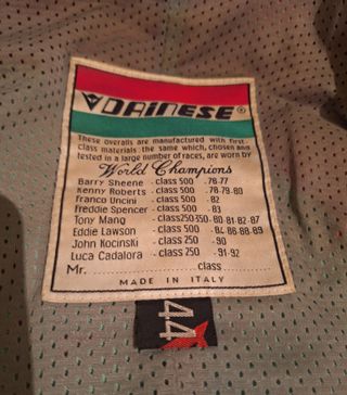 Mono Dainese Cuero Mujer