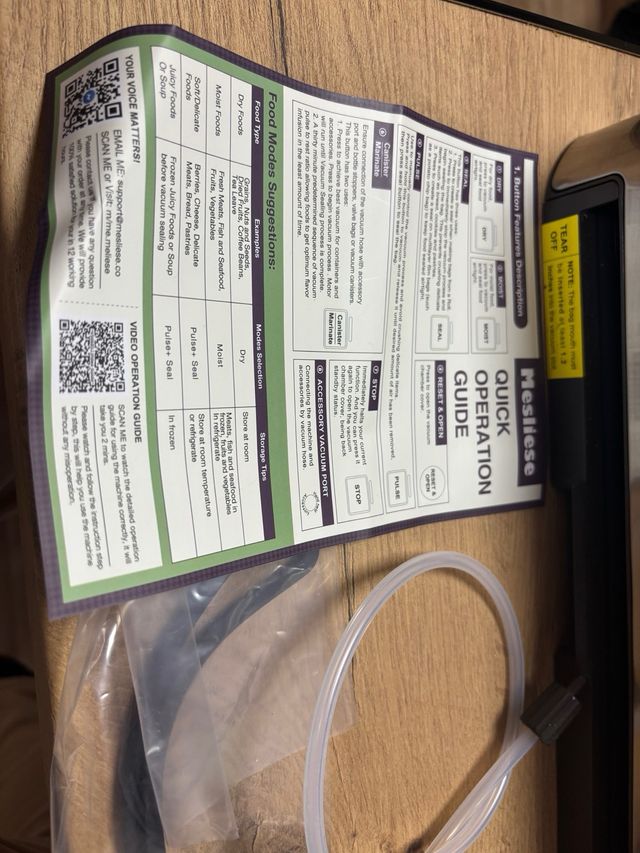 Mesliese Selladora al vacío