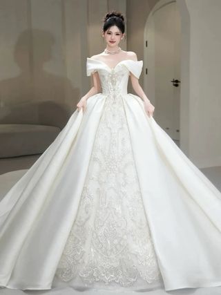 Traje de Novia Blanco Sin Usar