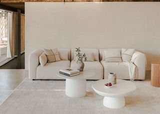 Sofá Pana fina beige nuevo 