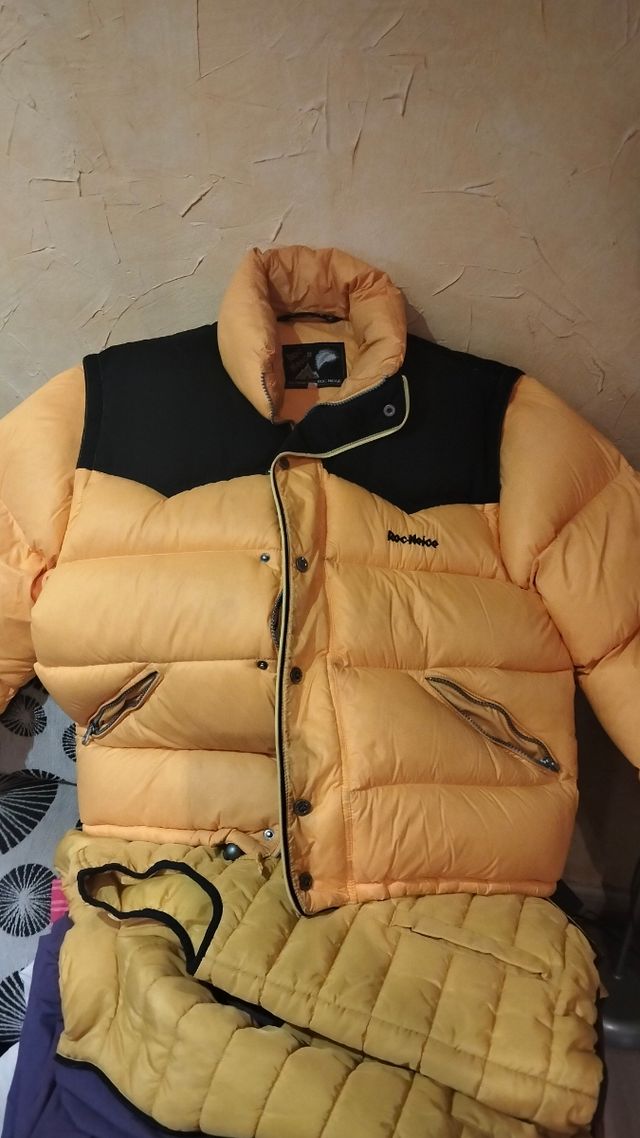 Chaqueta Plumas Roc Neige Talla L Amarilla de segunda mano por 60