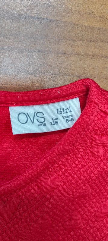 Vestito rosso bambina