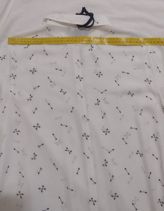 Camisa nueva blanca estamapada