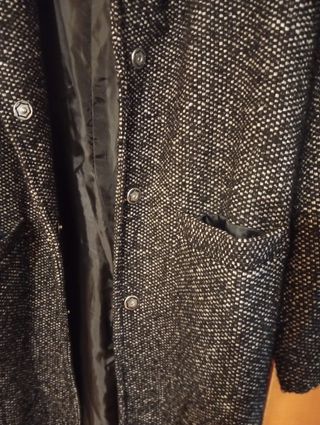 Abrigo vintage lana forrado equivale  talla 40/42