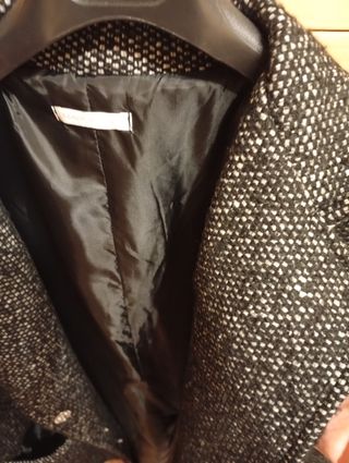 Abrigo vintage lana forrado equivale  talla 40/42