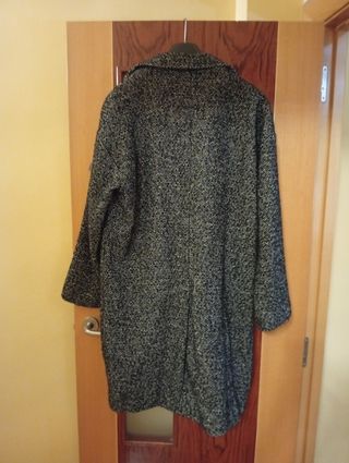 Abrigo vintage lana forrado equivale  talla 40/42