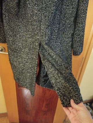 Abrigo vintage lana forrado equivale  talla 40/42