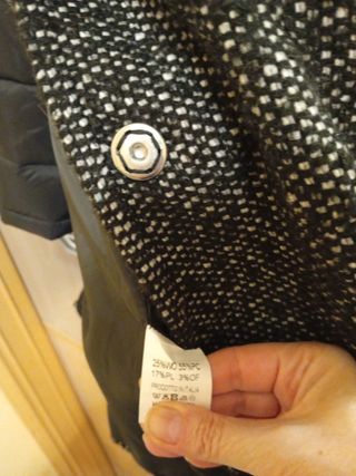 Abrigo vintage lana forrado equivale  talla 40/42