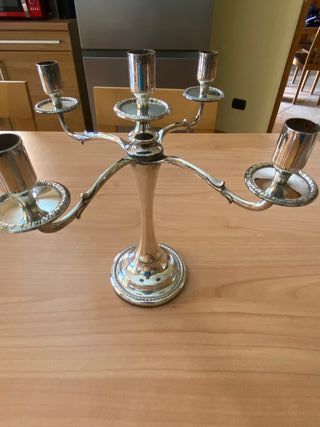 Candelabro 5 braccia argento