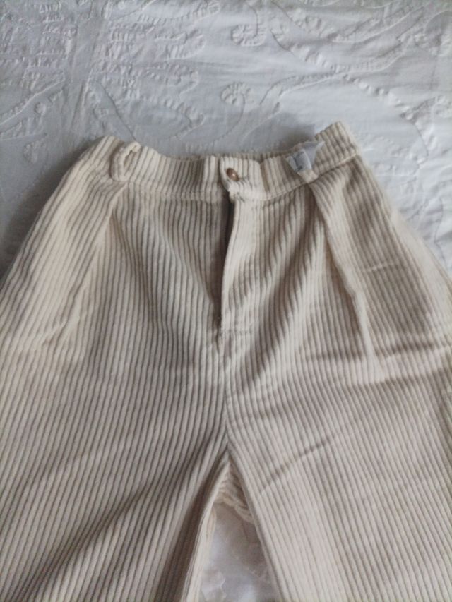 Pantaloni a coste velluto bambina