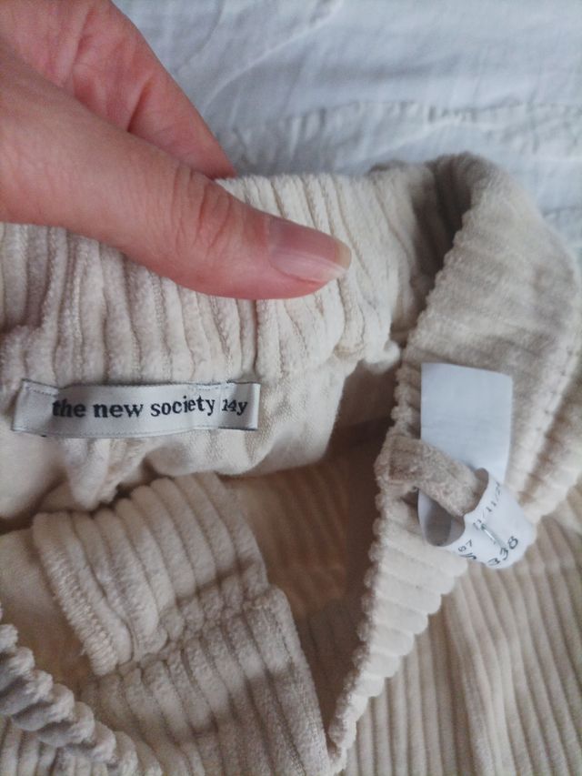 Pantaloni a coste velluto bambina