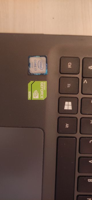Portátil Acer i7 Nvidia Negro