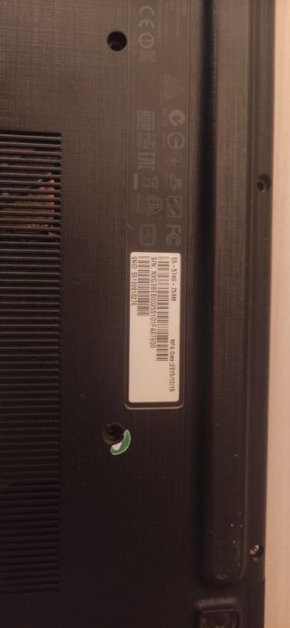 Portátil Acer i7 Nvidia Negro