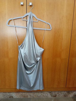 Vestido de verano Pacha plateado