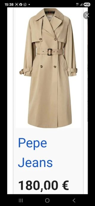 Gabardina Beige
