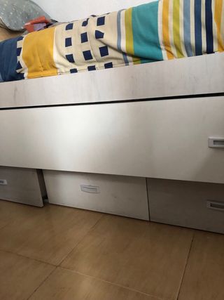 Cama nido con cajones