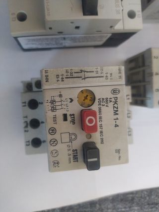 Disyuntores Guardamotor de diferentes marcas