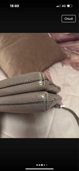 Borsa tracolla Michael Kors color fango. 