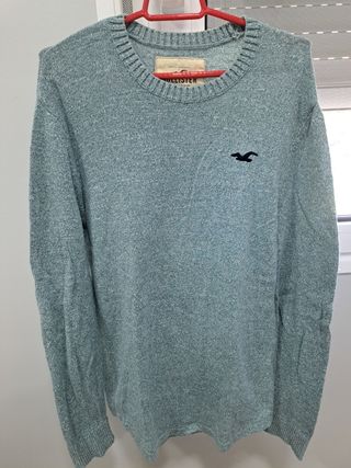 Jersey Hollister Gris Talla S
