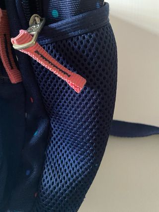 Mochila Pepe Jeans azul con lunares