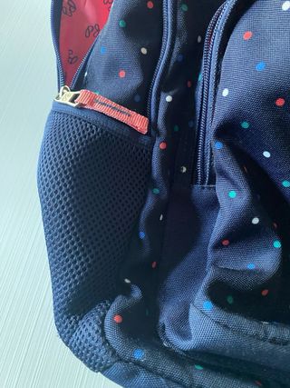 Mochila Pepe Jeans azul con lunares