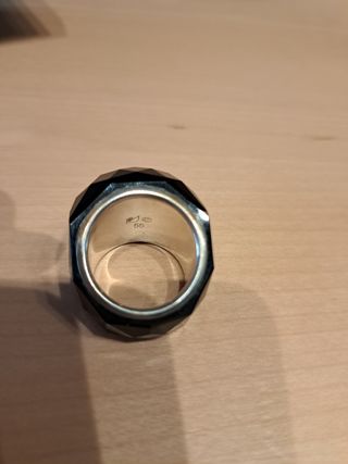 Anillo Swarovski Nirvana Negro