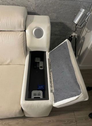 Divano elettrico a 3 posti beige URGENTE