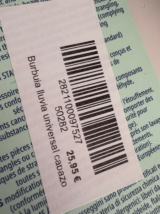 Burbuja lluvia universal capazo Jane