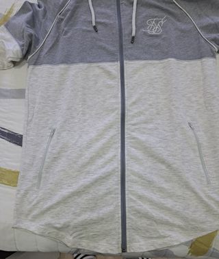 Sudadera SikSilk con cremallera y capucha