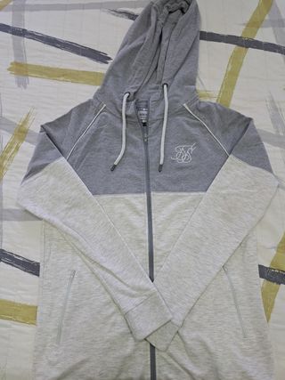 Sudadera SikSilk con cremallera y capucha