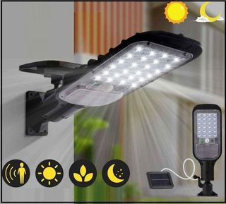 FAROLA SOLAR DE 4000 LUMENES CON PLACA SEPARADA