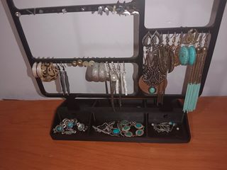 Porta pendientes organizador de joyas