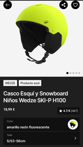 Casco Wedze SKI-P H 100 Jr.