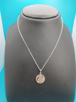 Collar Plata 925 mm San Judas Tadeo