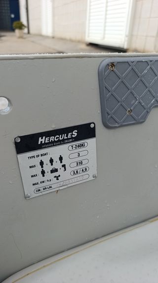 Neumática Hercules 240 Suelo Hinchable