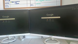 2 Monitores Asus 27 Blancos