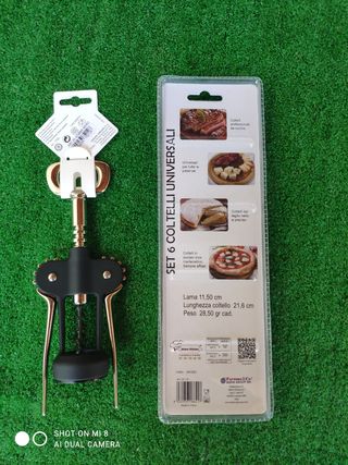 Set 6 Coltelli Ghidini + Cavatappi