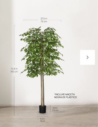 Planta Ficus Artificial 180cm